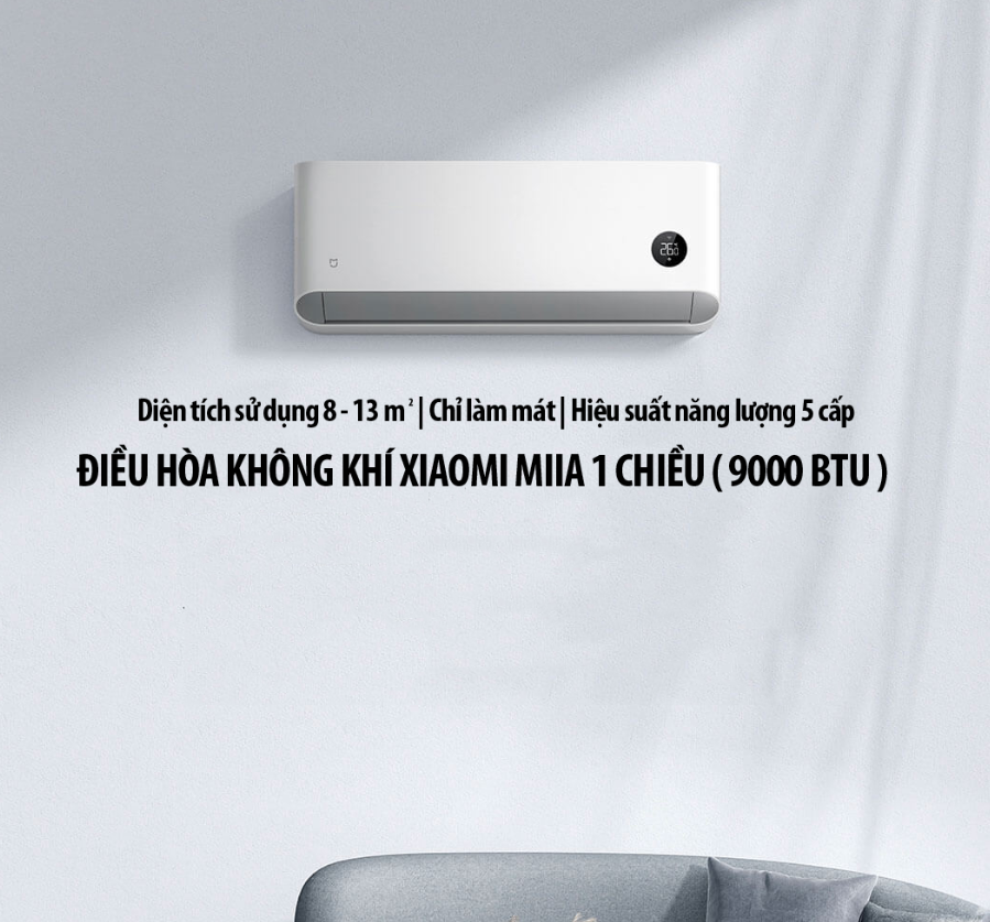 Điều Hòa Xiaomi 9000BTU 1 chiều 1HP Mijia KF-26GW/C2A5 – Giải Pháp Làm Mát Lý Tưởng Cho Không Gian Nhỏ