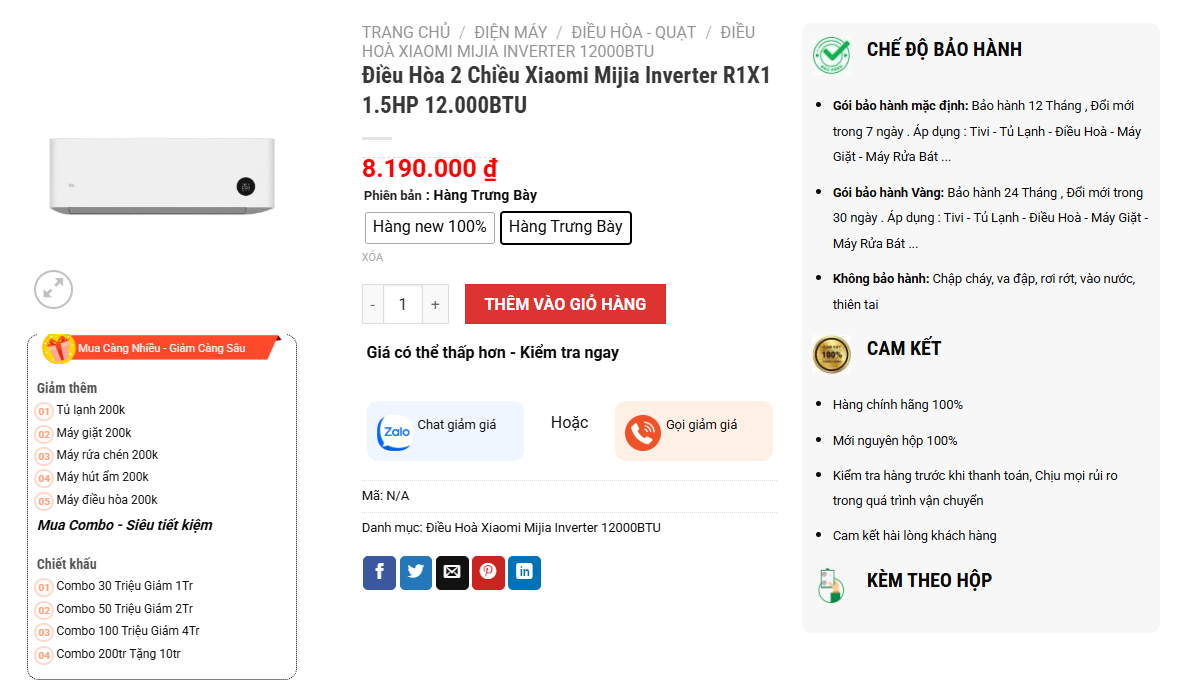 Minh Dũng Xiaomi Hướng Dẫn Cách Chọn Điều Hòa Theo Diện Tích Phòng