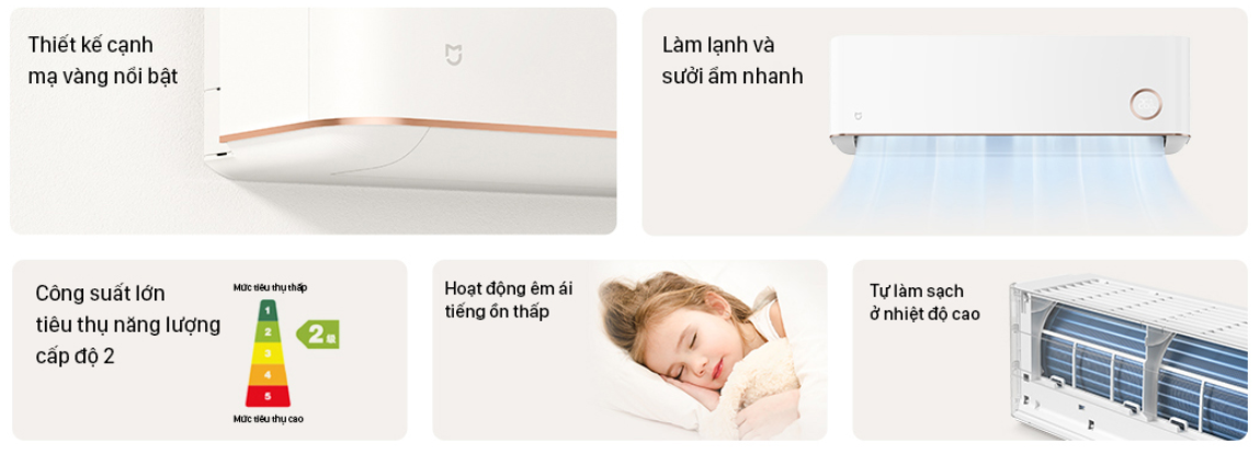 Tiết Kiệm Điện, Mạnh Mẽ Cho Phòng Rộng 40m² – Điều Hòa Xiaomi Inverter D1A2 3HP Chuẩn Đỉnh