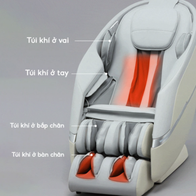 Ghế Massage 4D Xiaomi 8H AI Thông Minh – Công nghệ chườm nóng chân đỉnh cao