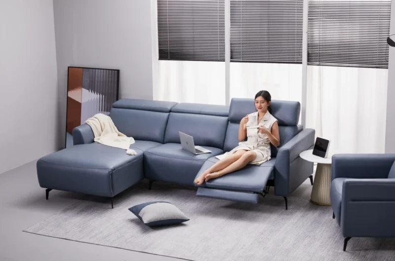 Ghế sofa Góc L Xiaomi 8H DS Pro – 2 động cơ độc lập, da PU phủ Microfiber