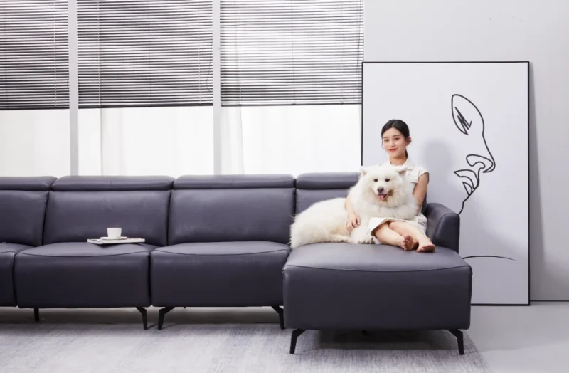 Ghế sofa Góc L Xiaomi 8H DS Pro – 2 động cơ độc lập, da PU phủ Microfiber