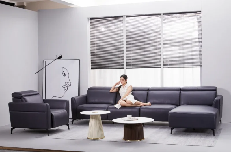 Ghế sofa Góc L Xiaomi 8H DS Pro – 2 động cơ độc lập, da PU phủ Microfiber