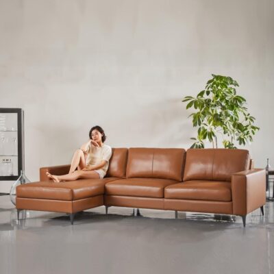 Sofa Góc Chữ L Xiaomi 8H B5Soft - Da Bò Thật Từ Ý