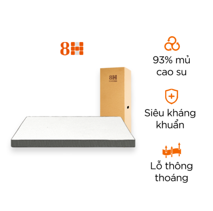 Đệm Cao Su Thiên Nhiên Schcott Xiaomi 8H – Tinh Hoa Thiên Nhiên, Thiết Kế Linh Hoạt Cho Mọi Giấc Ngủ