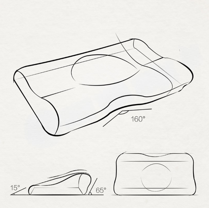 Gối Memory Foam 8H H3 – Thiết Kế Cánh Bướm Cho Giấc Ngủ Hoàn Hảo