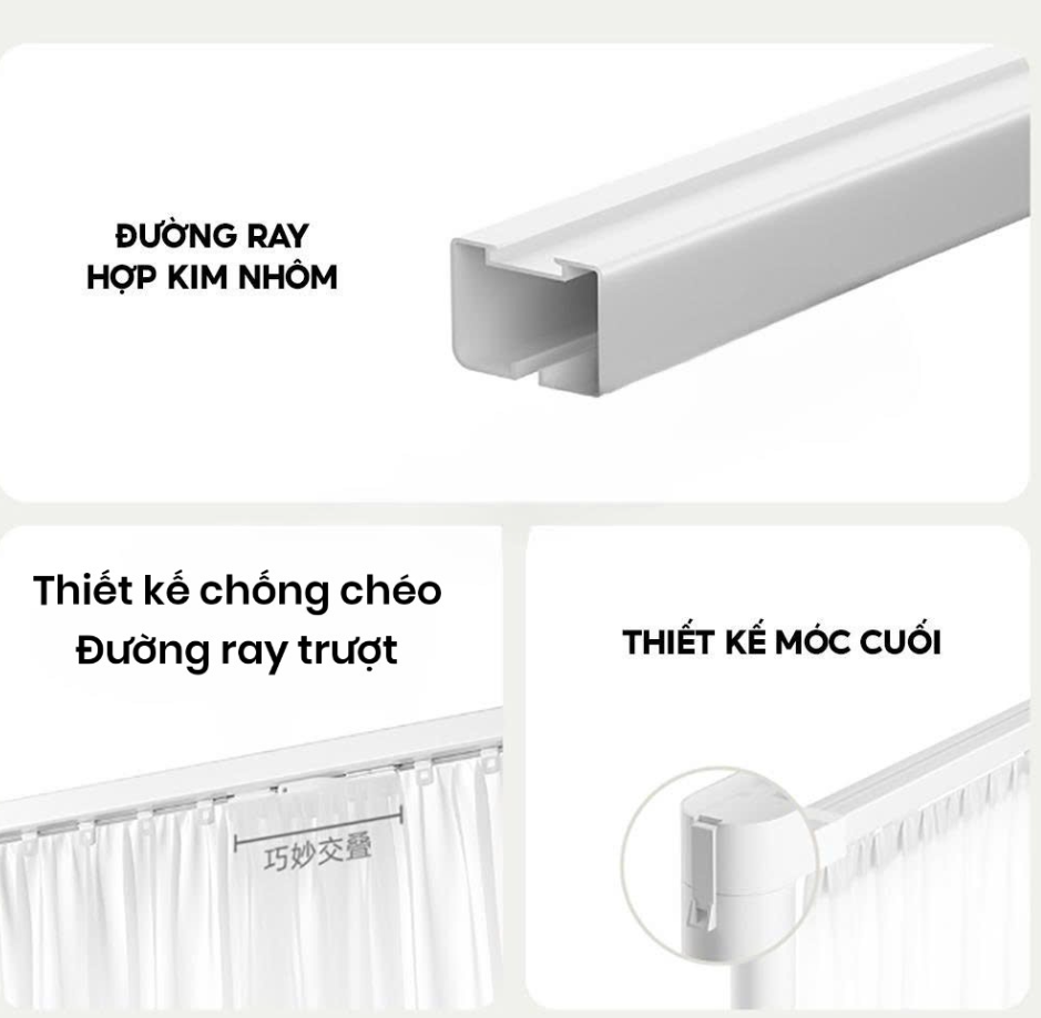 Rèm Cửa Thông Minh Xiaomi Mijia – Động Cơ Êm Ái Và Thiết Kế Tinh Tế