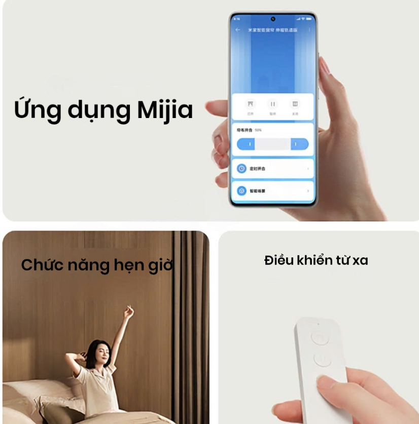 Rèm Cửa Thông Minh Xiaomi Mijia – Khi Cuộc Sống Nằm Trong Tầm Tay