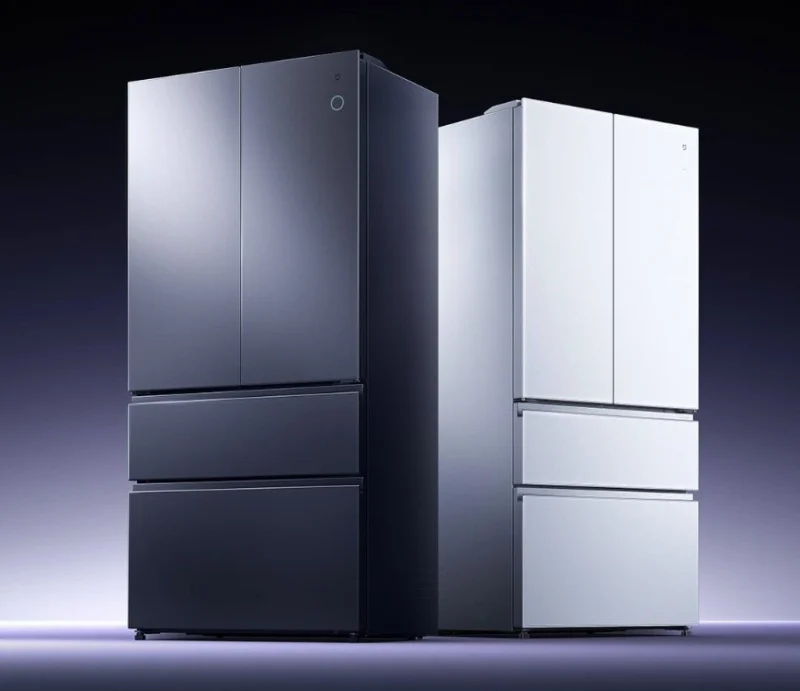 Tủ lạnh 4 cánh Xiaomi Mijia 560L Pro – Kiểu Pháp, mặt đá pha lê, làm đá tự động, làm lạnh kép