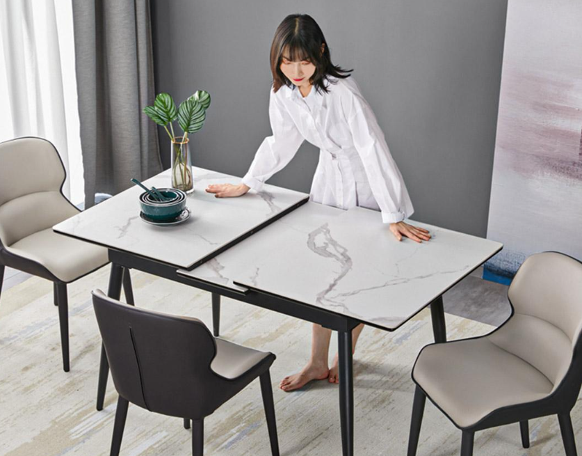 Thiết Kế Đỉnh Cao Của Bàn Ăn Đá Nung Kết Xiaomi 8H Jun YB2