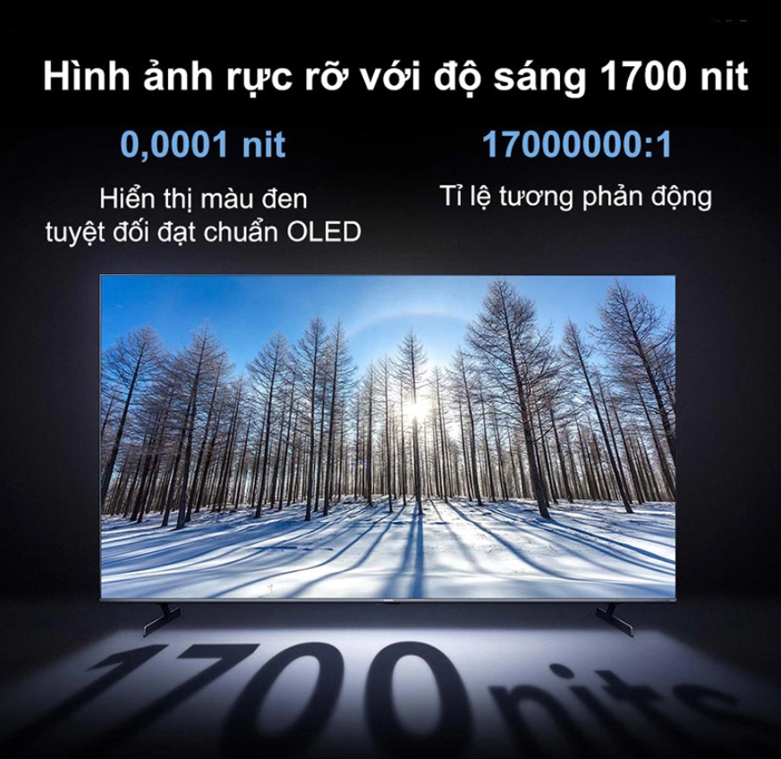 Khai Phá Chuẩn Mực Thị Giác: 5 Yếu Tố Hình Ảnh Đỉnh Cao Của Tivi Xiaomi S Pro Mini LED 55 inch