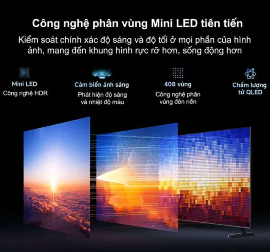 Khai Phá Chuẩn Mực Thị Giác: 5 Yếu Tố Hình Ảnh Đỉnh Cao Của Tivi Xiaomi S Pro Mini LED 55 inch