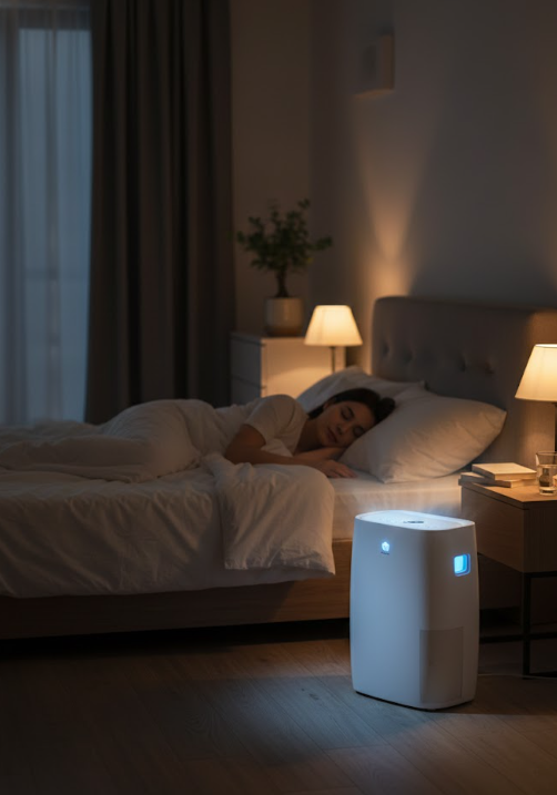 Máy Hút Ẩm Xiaomi Cho Phòng Ngủ – Êm Ái, Không Gây Khó Chịu
