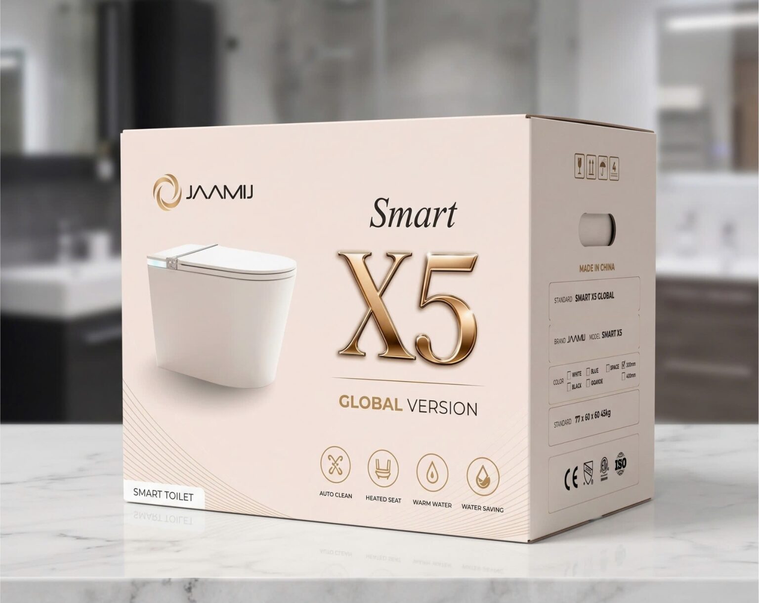 BỒN CẦU THÔNG MINH JAAMIJ SMART X5 BẢN QUỐC TẾ