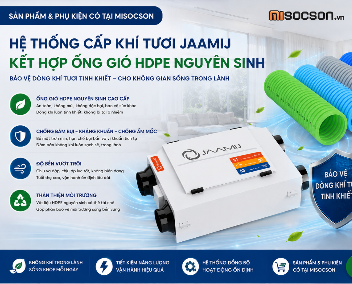 Tầm Quan Trọng Của Việc Sử Dụng Ống Gió HDPE Nguyên Sinh JaamiJ Đồng Bộ