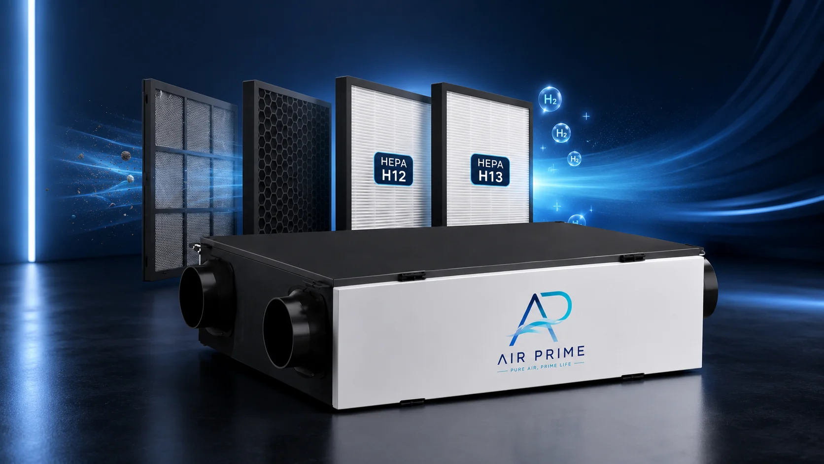 Máy cấp khí tươi Air-Prime lọc 4 lớp HEPA H12 HEPA H13