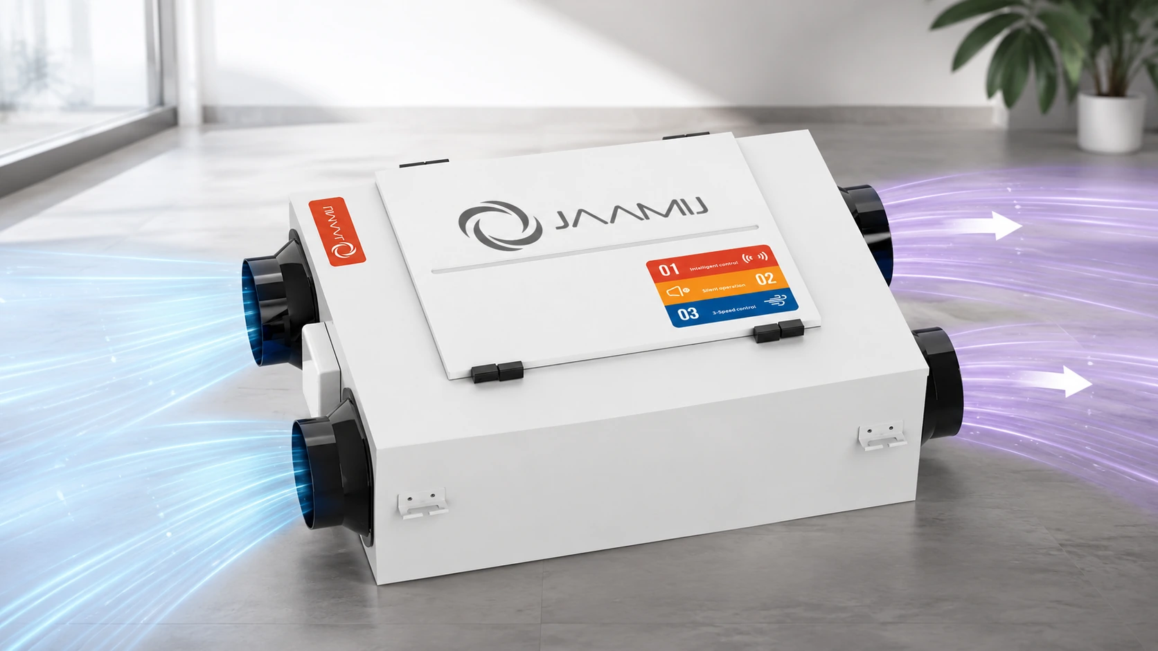 Công nghệ plasma trên máy cấp khí tươi JaamiJ ERV-Pro