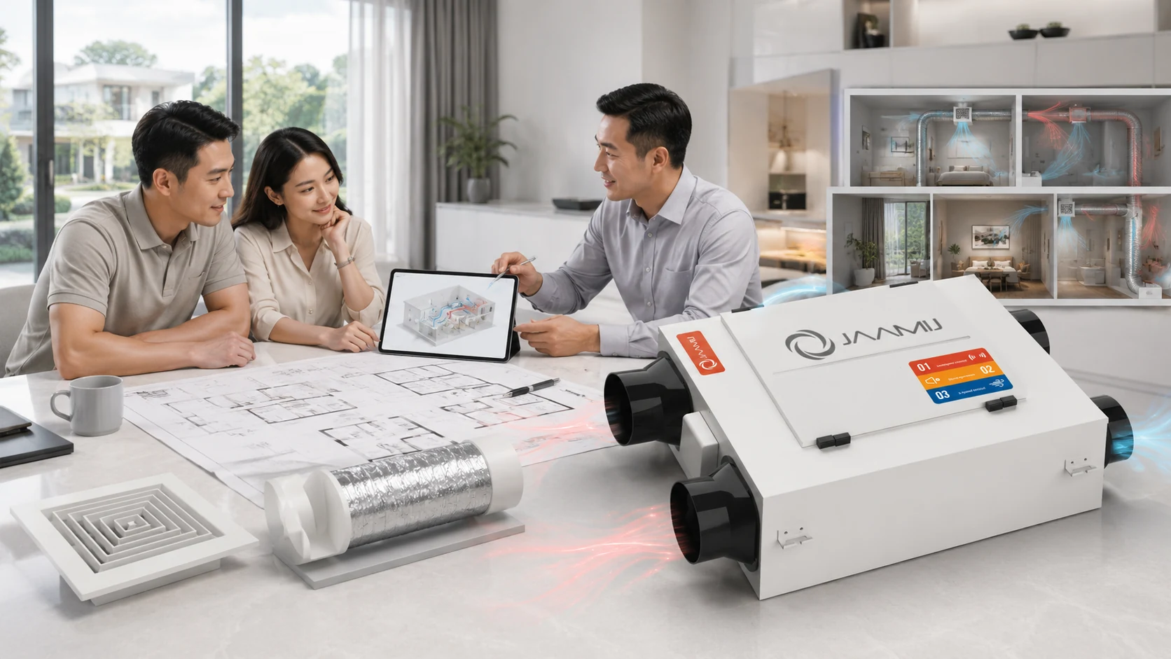 Giải pháp khí tươi JaamiJ ERV-Pro cho nhà ở