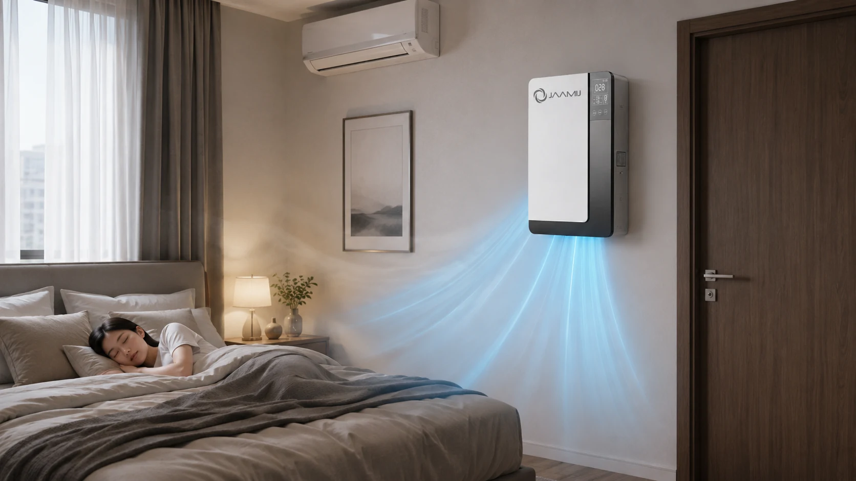 Máy cấp khí tươi cho chung cư JaamiJ ERV-B150 Pro