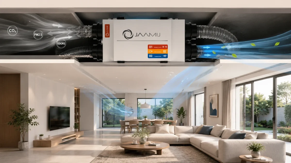 Ảnh đại diện sản phẩm JaamiJ ERV-Pro cho nhà thiếu khí tươi