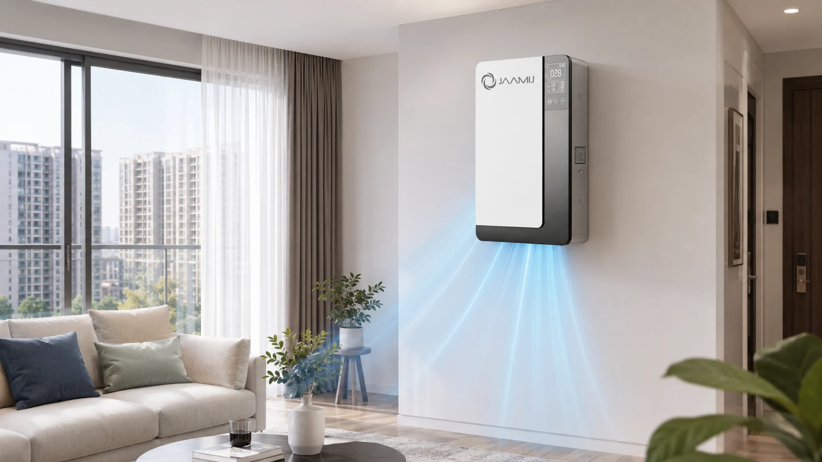 Căn hộ chung cư bí khí dùng JaamiJ ERV-B150 Pro