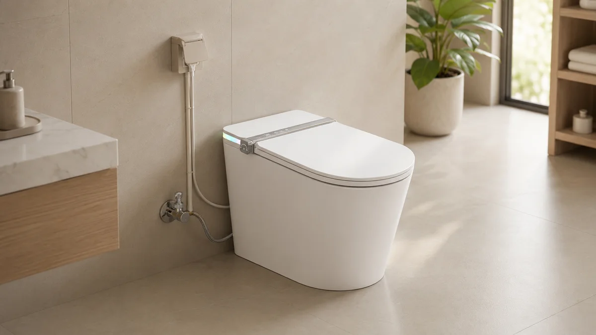 Checklist an toàn điện nước khi lắp bồn cầu smart