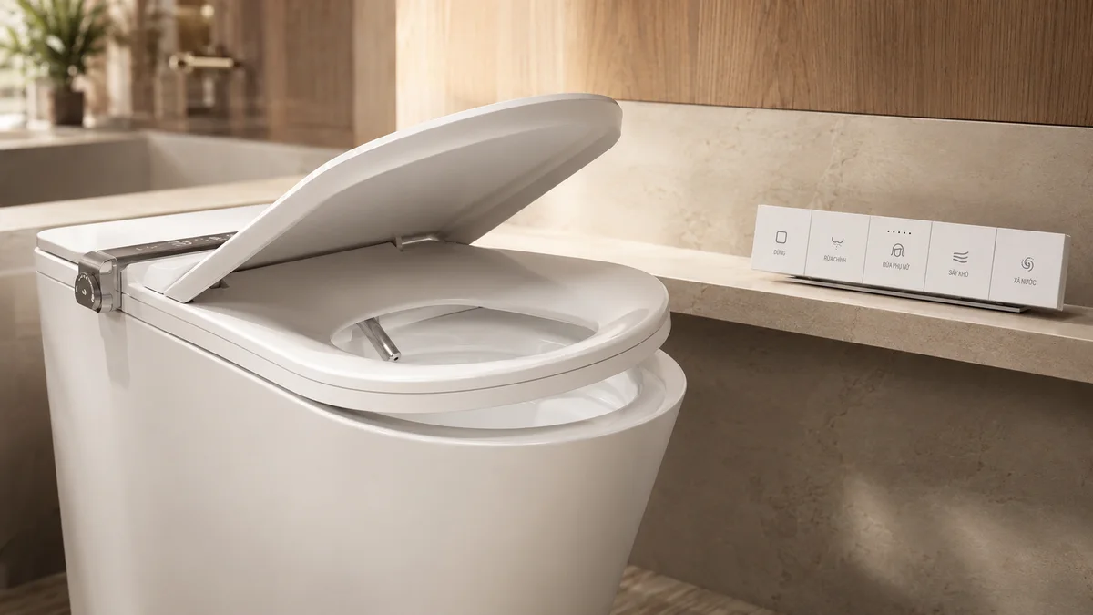 Kiểm tra điện nước trước khi chọn bồn cầu smart