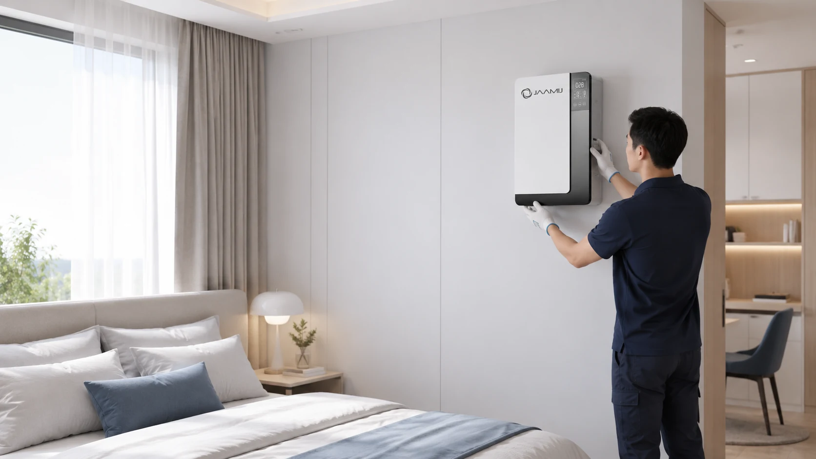 Lắp gọn JaamiJ ERV-B150 Pro cho nhà đã hoàn thiện