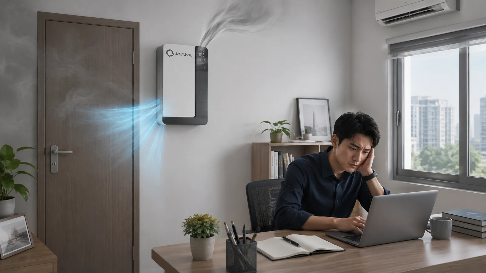 Máy cấp khí tươi phòng làm việc JaamiJ ERV-B150 Pro