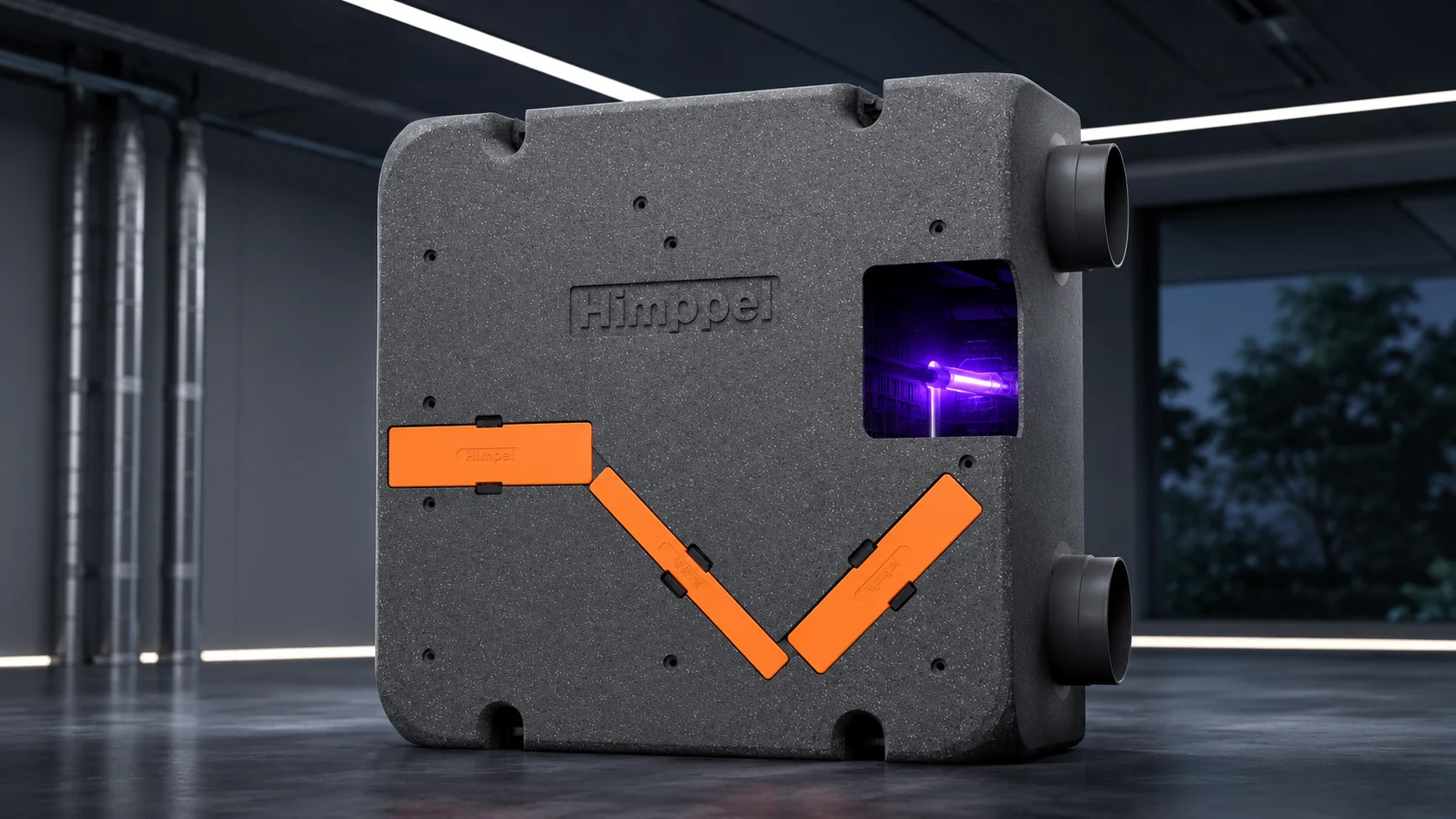 Máy Himpel công nghệ UV vỏ EPP thu hồi nhiệt