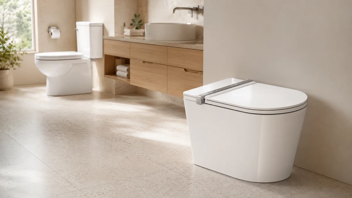 So sánh bồn cầu thông minh Jaamij Smart X5 và bồn cầu thường