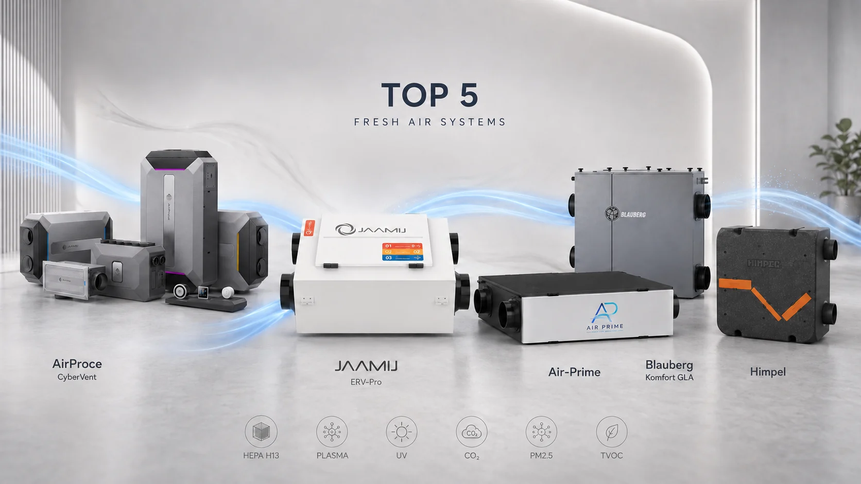 Top 5 máy cấp khí tươi ưa chuộng cho nhà ở hiện đại