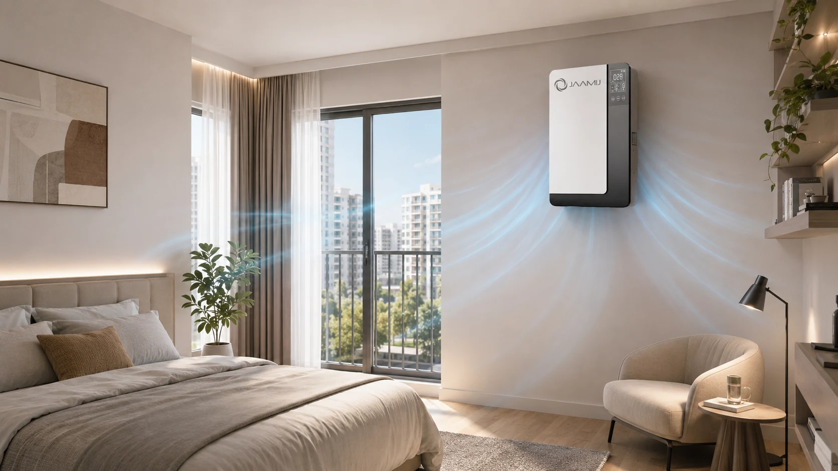 Vị trí lắp máy cấp khí tươi treo tường cho chung cư