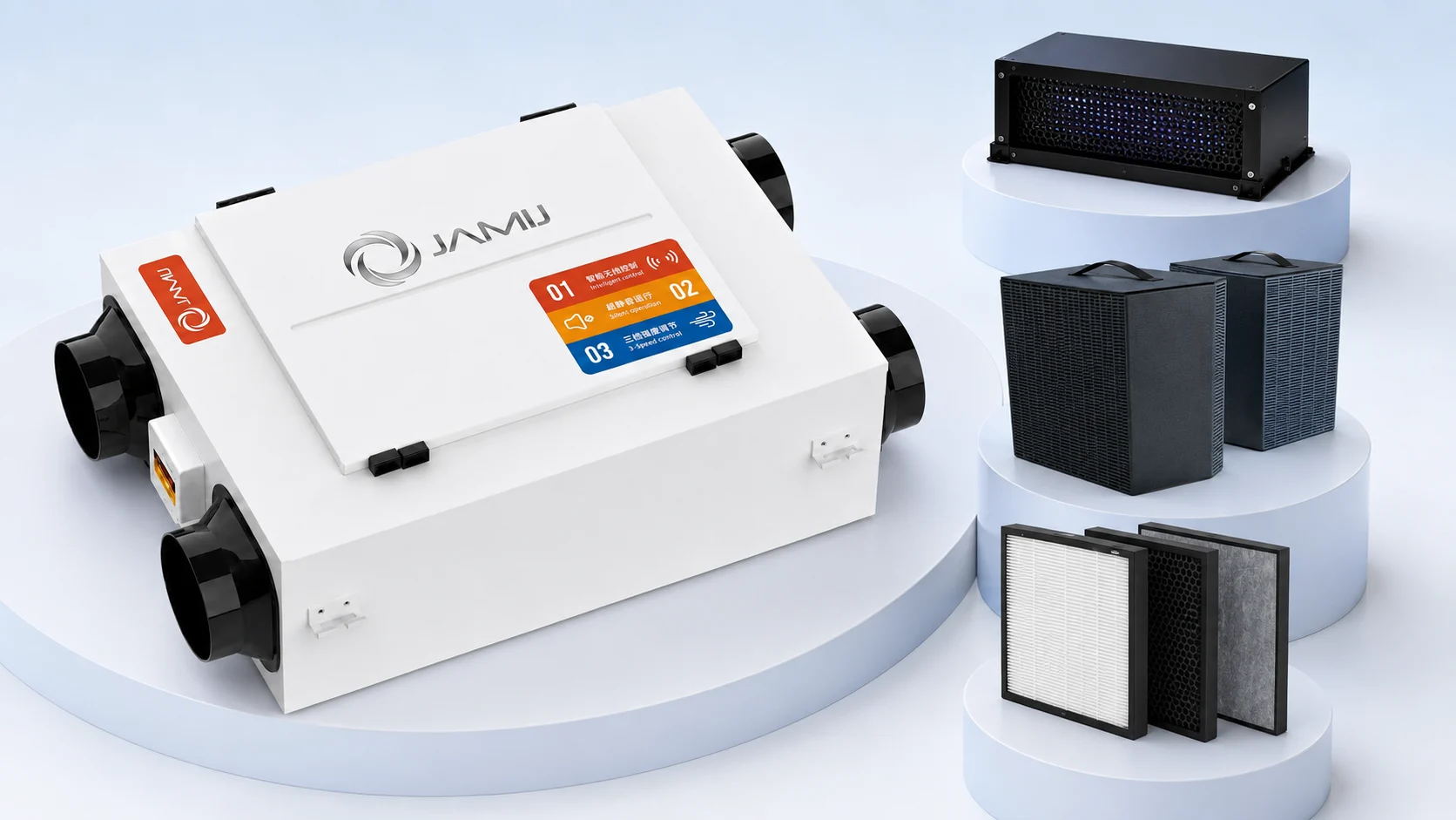 Giải pháp cấp khí tươi JamiJ với ERV Plasma và Graphene