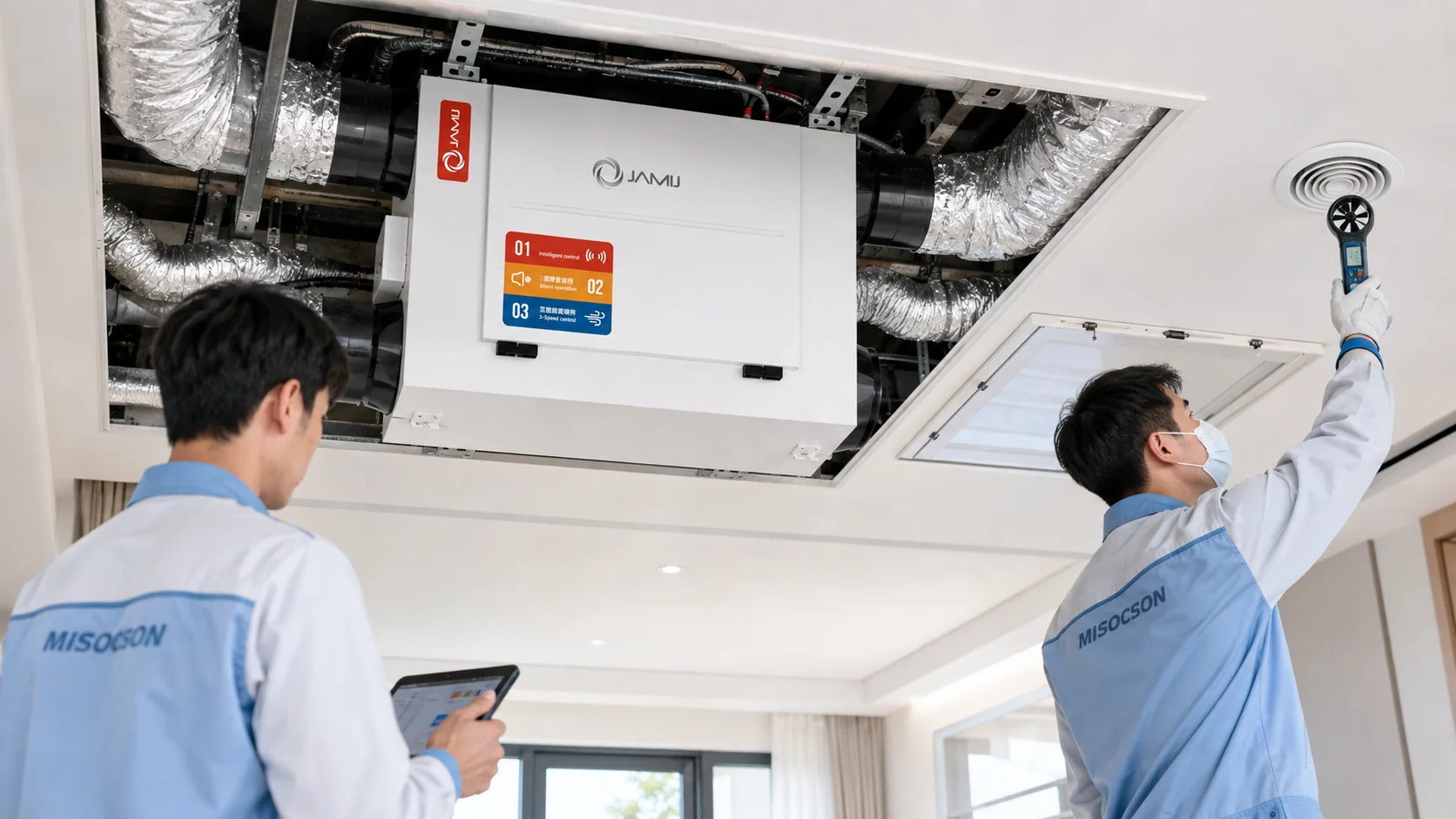 Lắp máy cấp khí tươi JamiJ đúng kỹ thuật để hệ thống vận hành hiệu quả