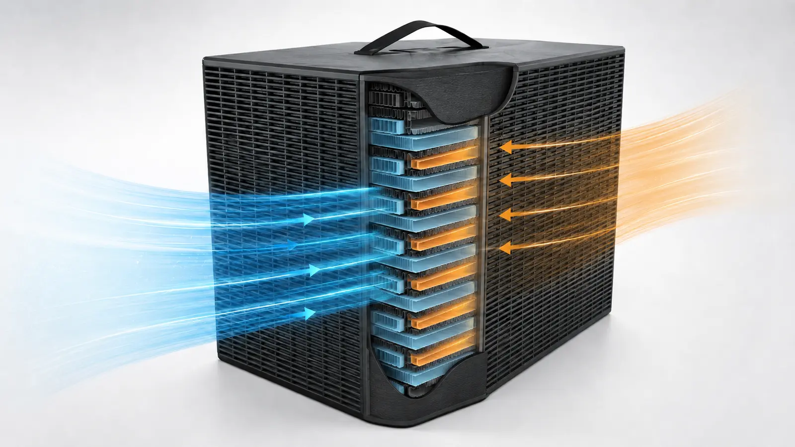 Lõi ERV Graphene trao đổi nhiệt cho máy cấp khí tươi