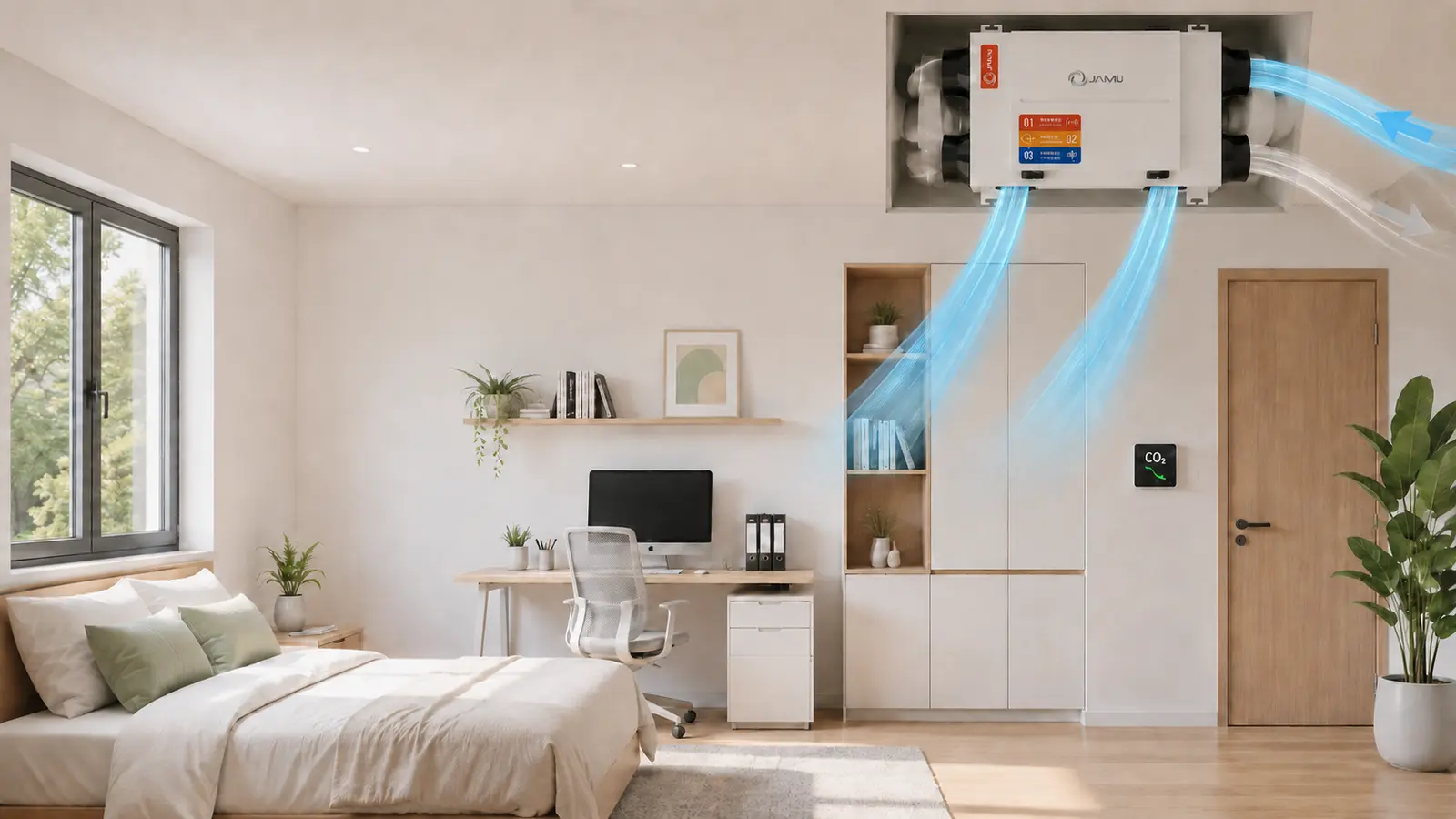 Máy cấp khí tươi giảm CO2 cho phòng kín