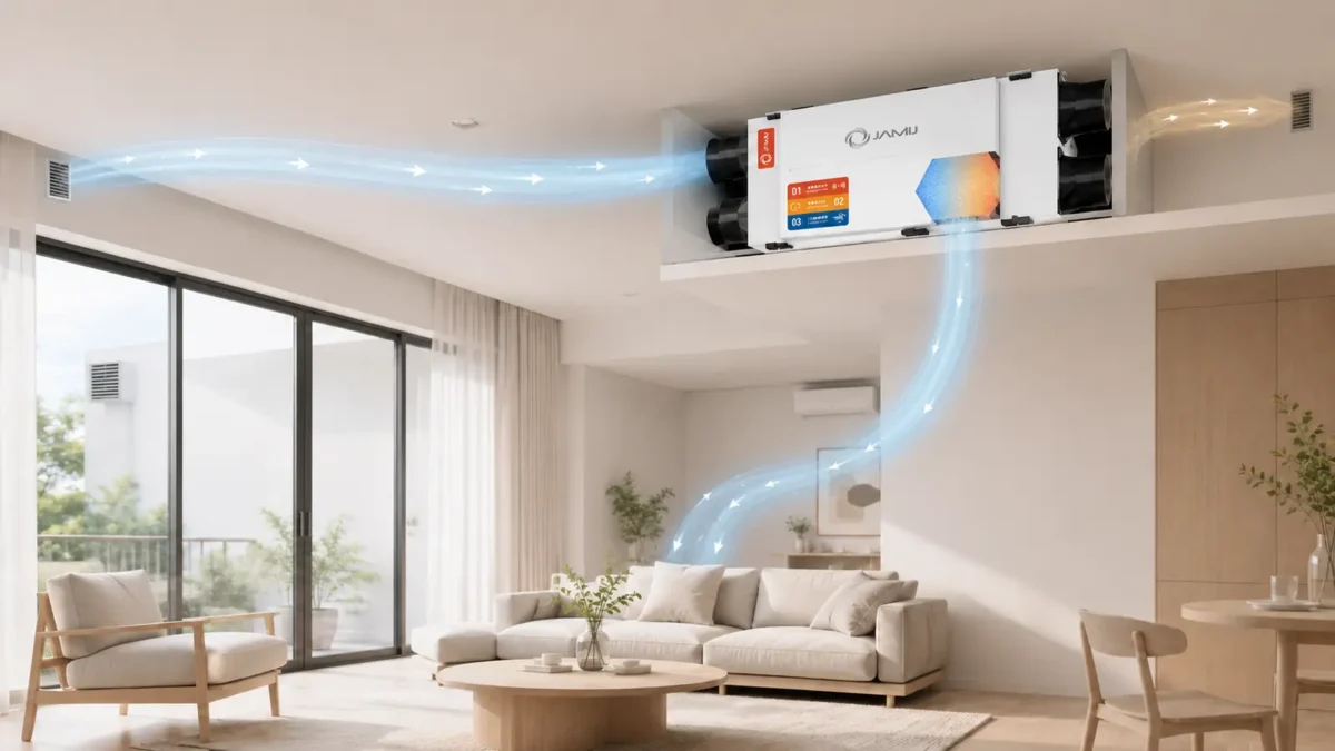 Máy cấp khí tươi thu hồi nhiệt cho nhà dùng điều hòa