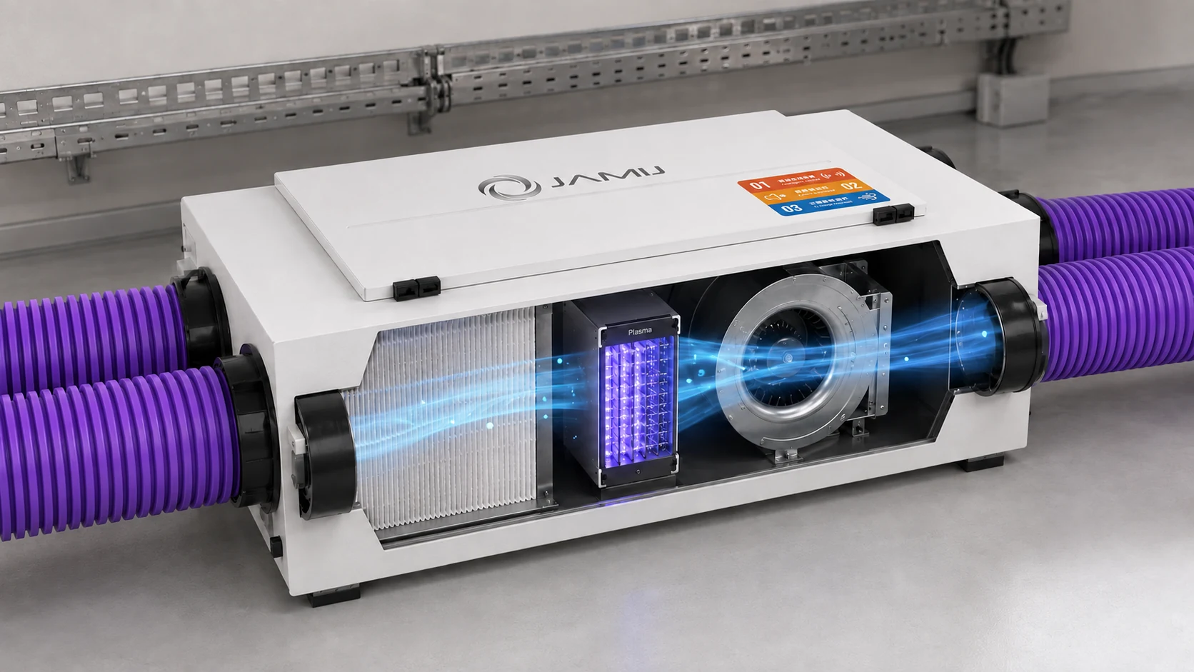 Modul khử trùng Plasma trong máy cấp khí tươi JamiJ