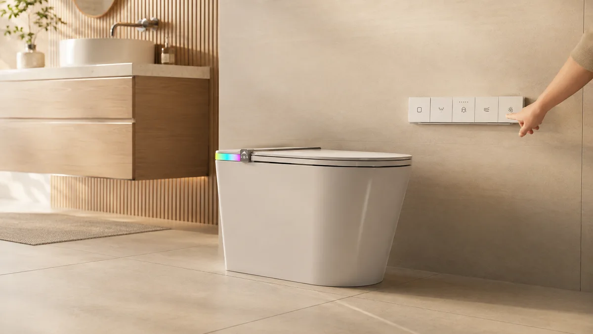 bồn cầu smart điều khiển từ xa