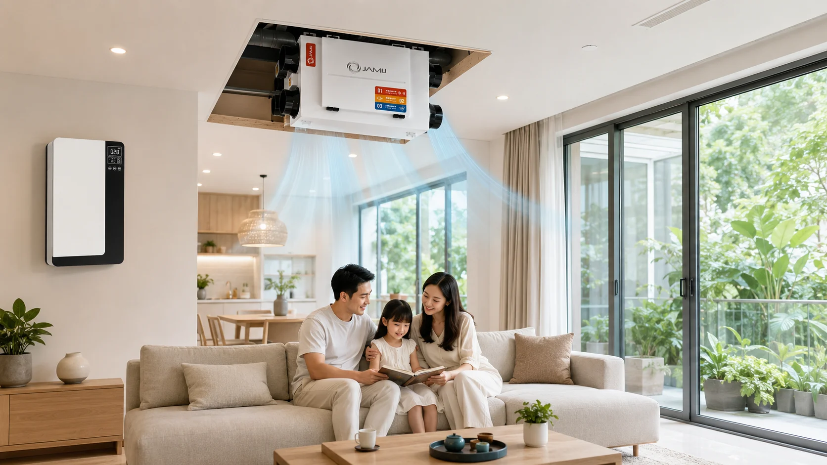 Thiết bị cấp khí tươi cho nhà kín hiện đại