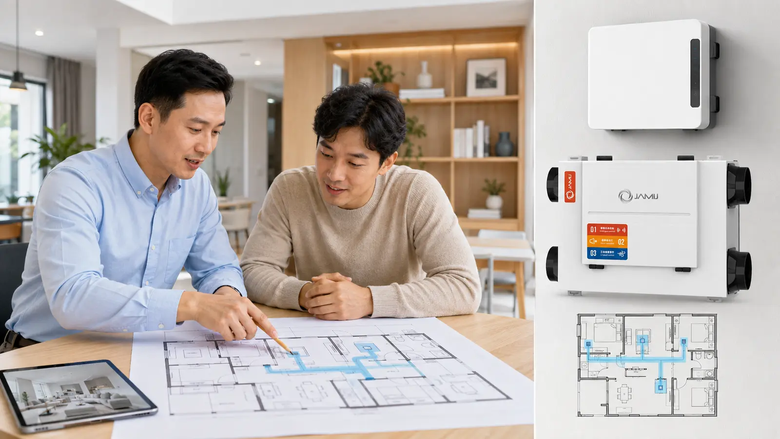 Tư vấn chọn máy cấp khí tươi thu hồi nhiệt