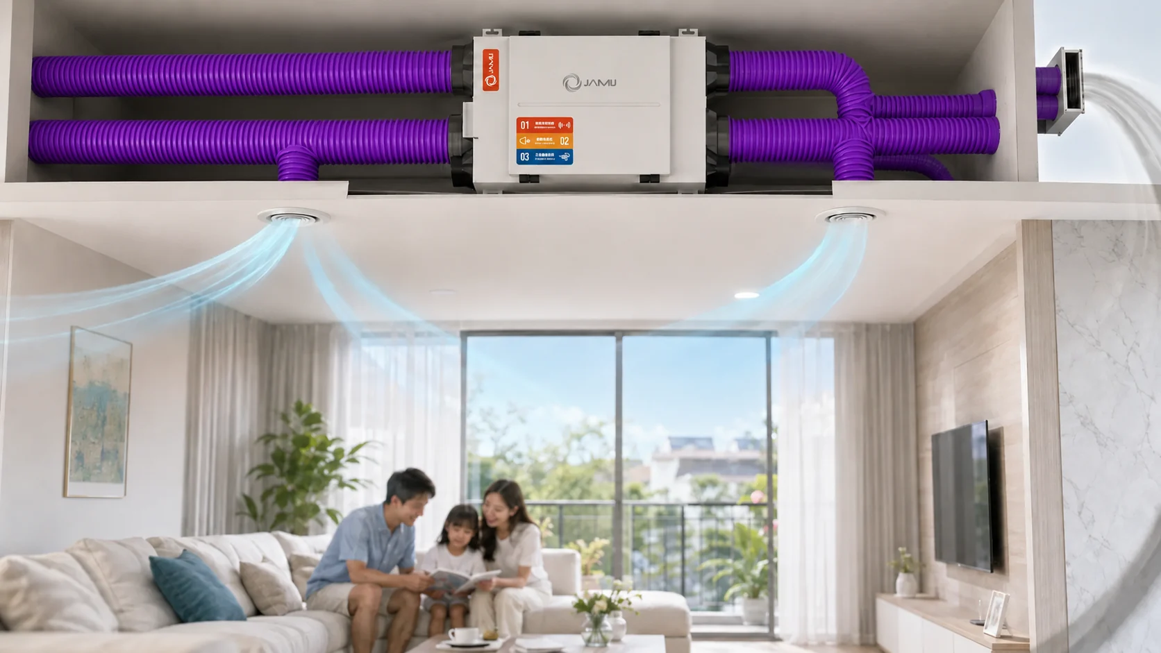 Ưu nhược điểm máy cấp khí tươi JamiJ cho nhà kín dùng điều hòa