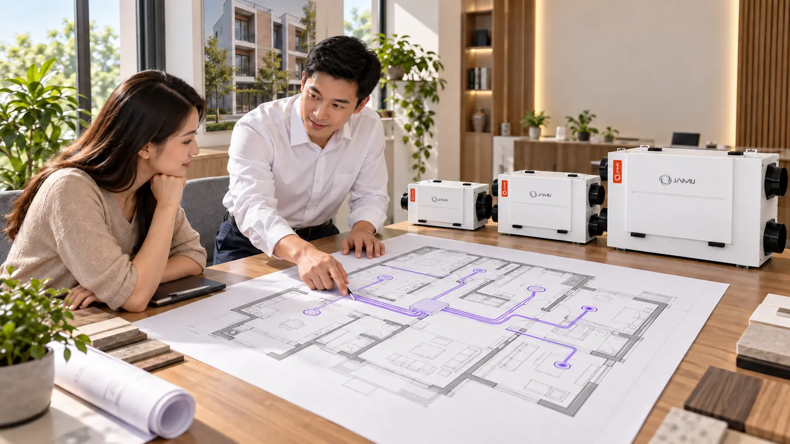 Tư vấn thiết kế và chọn công suất hệ thống cấp khí tươi trung tâm